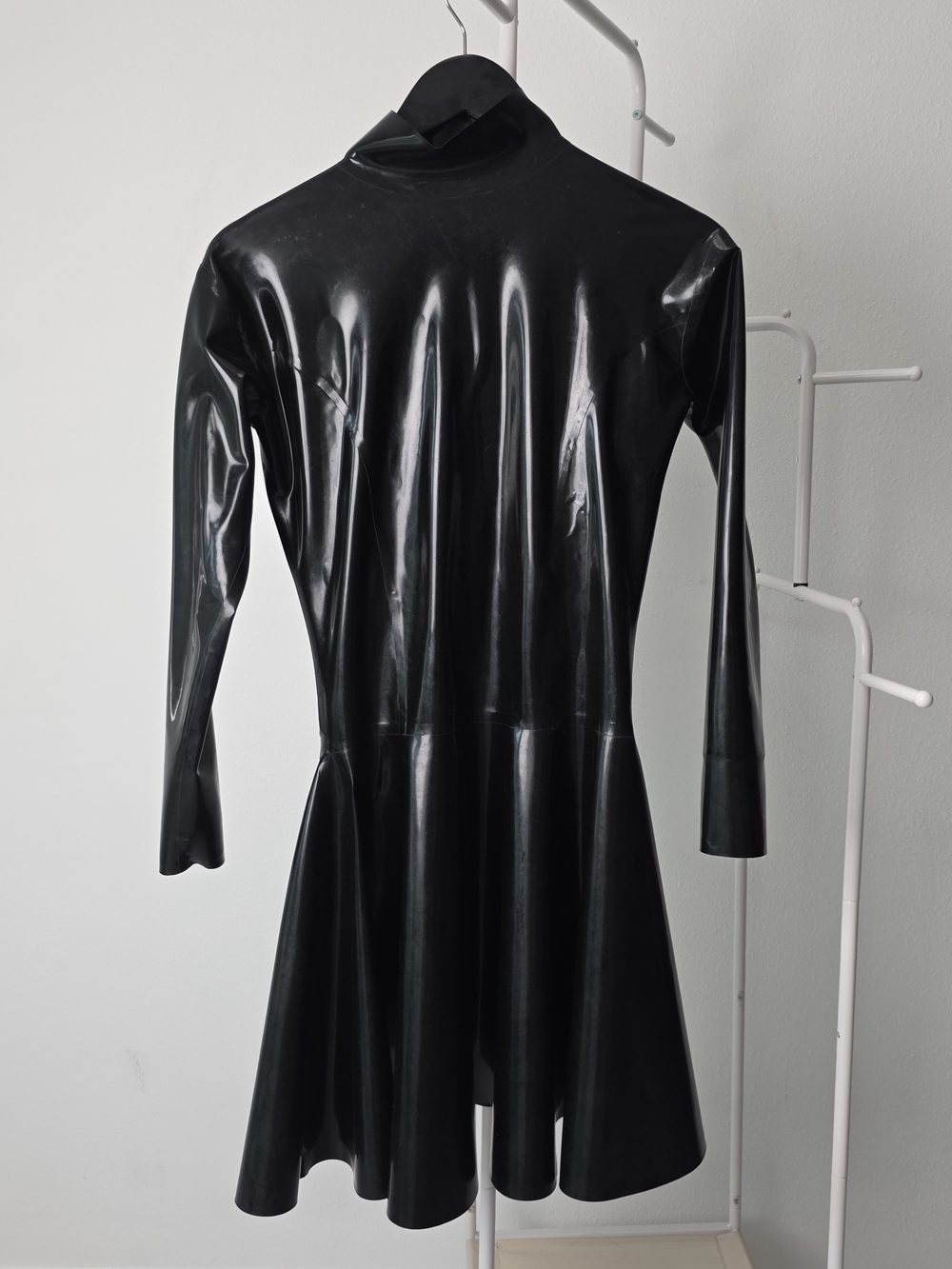 Black Latex Dress XL